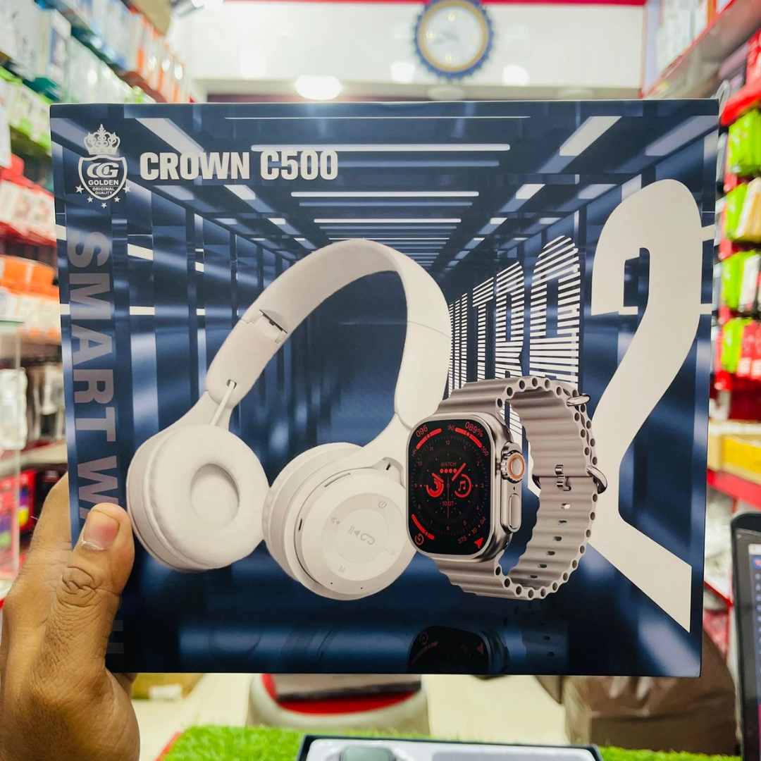 CROWN C500 WATCH +HEADPHONE special offer